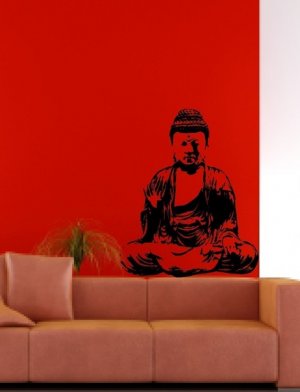 Wall Mural Decal Sticker Home Buddha India Meditation