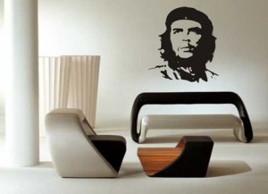 Che Guevara Decal Wall Mural - Cuba Revolutionary Sticker Home Decor