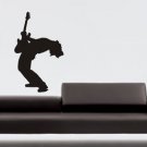 Rockstar Playing Guitar Sticker Wall Decal Band Guitarist Teen Boy Kid Room Music