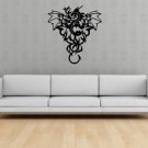 Wall Mural Decal Sticker Dragon Tribal Art Dragons