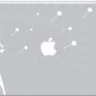 Blowing Dandelion Decal Sticker for Macbook Mac Apple Computer