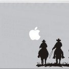 Three Horse Riders Riding into Sunset Decal for Macbook Sticker Laptop Computer Apple Mac