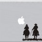 Three Horse Riders Riding into Sunset Decal for Macbook Sticker Laptop Computer Apple Mac