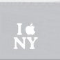 .I Apple New York Decal Sticker for Macbook mac Computer Laptop
