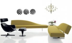 Zebra Pattern Print Zoo Modern Wall Mural Art Animal