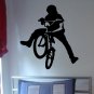 BMX Biker Decal sticker wall cool boy girl sports
