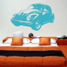 Volkswagen Bug Decal Sticker Wall Graphic Car VW Bug Racing Hippie Retro Room Beetle