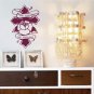 Custom Family Name on Cross Wall Decal Sticker Marriage