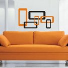 FUNKY MODERN SQUARES DECAL STICKER COOL MOD 70'S WALL ART GRAPHIC