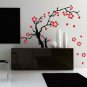 BIG Cherry Tree Decal Wall Sticker Art Sakura Flowers Asian Tattoo Graphic Home Decor