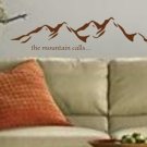 Mountain Landscape Decal Sticker Wall Art Graphic Alps Climbing Mountains
