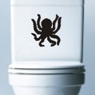 Octopus Toilet Decal Sticker Wall Graphic Ocean Animal Ocho Funny Bathroom