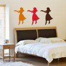 Hula Girls Dancing Decal Sticker Wall Vinyl Art Graphic Hawaii Luau Party Hawaiian