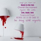 Laugh Your Heart Out Quote Wall Decal Sticker tattoo word life love live