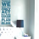 To Accomplish Great Things Decal Sticker Quote Wall Graphic Art Life Inspiration Office Home Work
