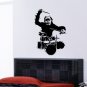 MONKEY DRUMMER DECAL WALL STICKER MUSIC PUNK KIDS TEEN INSTRUMENT FUNNY
