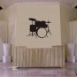 DRUM SET Wall Mural Decal Sticker Music Drums Drummer Band Drumstick Percussion