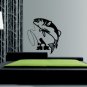 FISHERMAN DECAL STICKER FISHING WALL GRAPHIC FISH BOAT