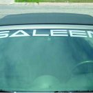 SALEEN VINYL WINDSHIELD BANNER, DECAL, STICKER