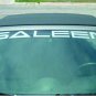 SALEEN VINYL WINDSHIELD BANNER, DECAL, STICKER