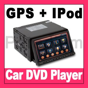 7" Car DVD Player + GPS Navigation + Bluetooth TV iPod DivX