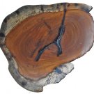 Very unique natural Wood Platter from the beauty of Rainforests!