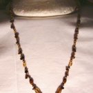 Numbered Hand Crafted 24" Tiger Eye Necklace.Center Tiger Eye Teardrop. Price: 24.95