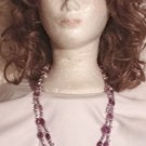Numbered Hand Crafted Double Strand Amethyst  Necklace Price: 34.95