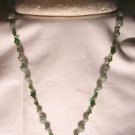 Numbered Hand Crafted  Jade Necklace 26" Single Strand Center is a Jade Heart. Price: 34.95