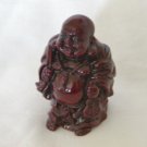 Standing Money Bag Buddha 3" Height 2 1/4 dia.Red Jade Polyresin Price: 9.99 Free S/H