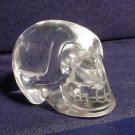 Hand Carved Super Clear Quartz Crystal SKULL