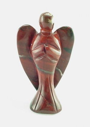 Hand Carved Red Jasper ANGEL