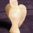 Hand Carved Pink Rose Quartz ANGEL