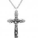 Princess Pride Sterling Silver Cross Pendant & Chain Princess Pride Sterling Silver Cross Pendant & Chain