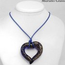 GENUINE MURANO GLASS Made in Italy 24k Pendant