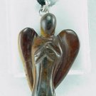 New Tigereye  Angel Pendant Necklace