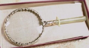 Small JADE Handled Magnifying Glass