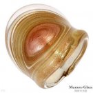 GENUINE MURANO GLASS Made in Italy 24k Ring