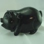 Hand Carved Black Jade PIG