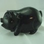 Hand Carved Black Jade PIG