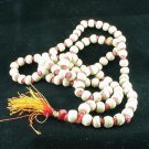 New 108 White Tulsi Japa Mala