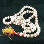 New 108 White Tulsi Japa Mala