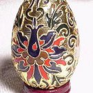 New Chinese  CLOISONNE Egg with Stand