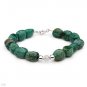 New Genuine Turquoise Sterling Silver Bracelet
