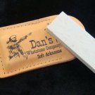Dan's Whetstone  Soft  Arkansas Sharpening Stone & FREE Oil  & Leather Pouch