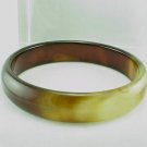 Brown Solid AGATE Bangle Bracelet