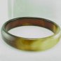 Brown Solid AGATE Bangle Bracelet