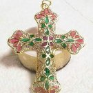 New Plique A'Jour Cloisonne Cross  Style 2