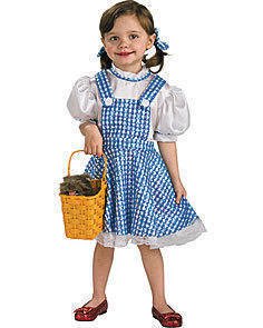 Deluxe Sequin Sparkly Wizard Of Oz Dorothy Child Halloween Costume ...