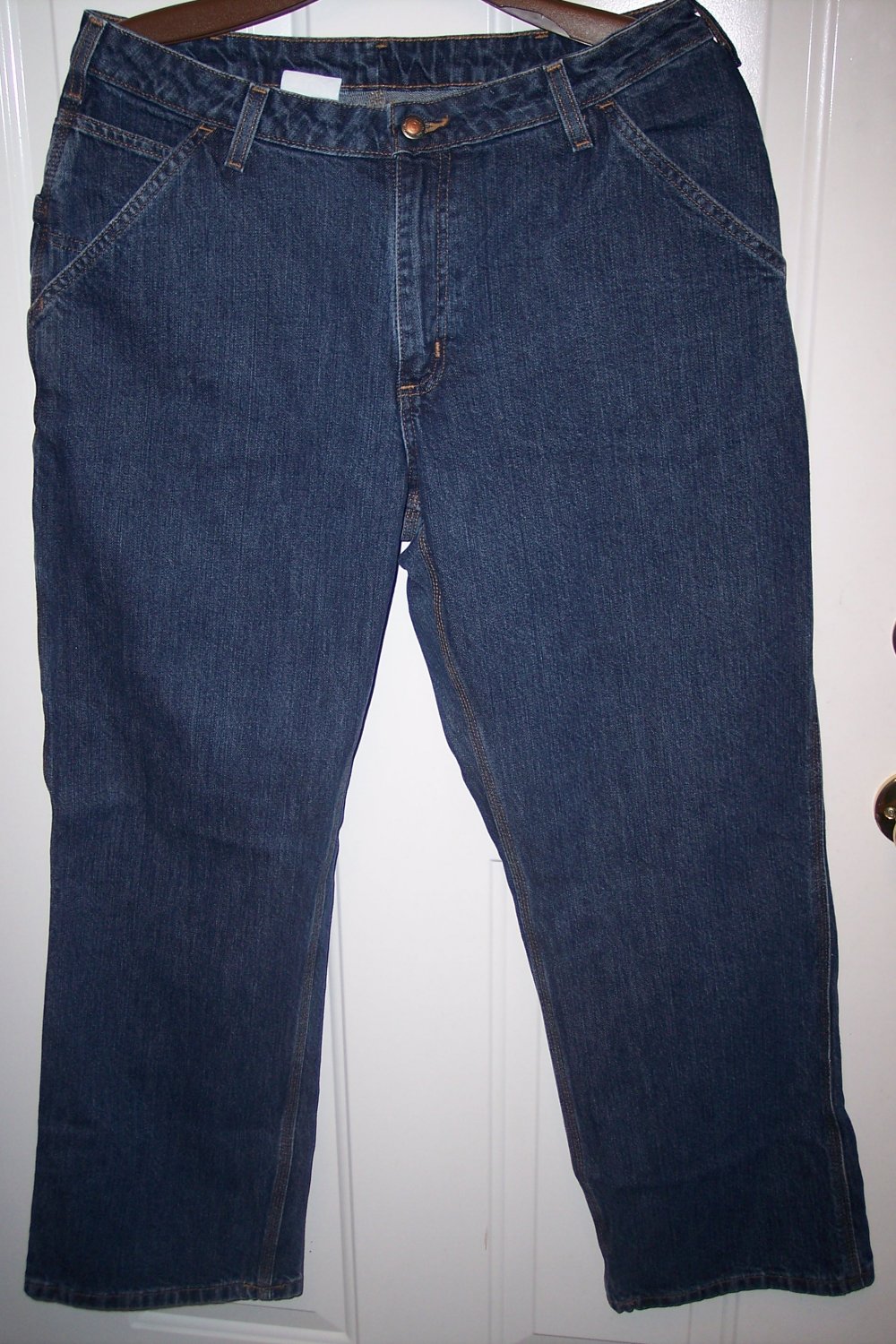 Carhartt Womens 14 x 30 Carpenter Jeans WB013 VIO Washed Vintage Indigo ...